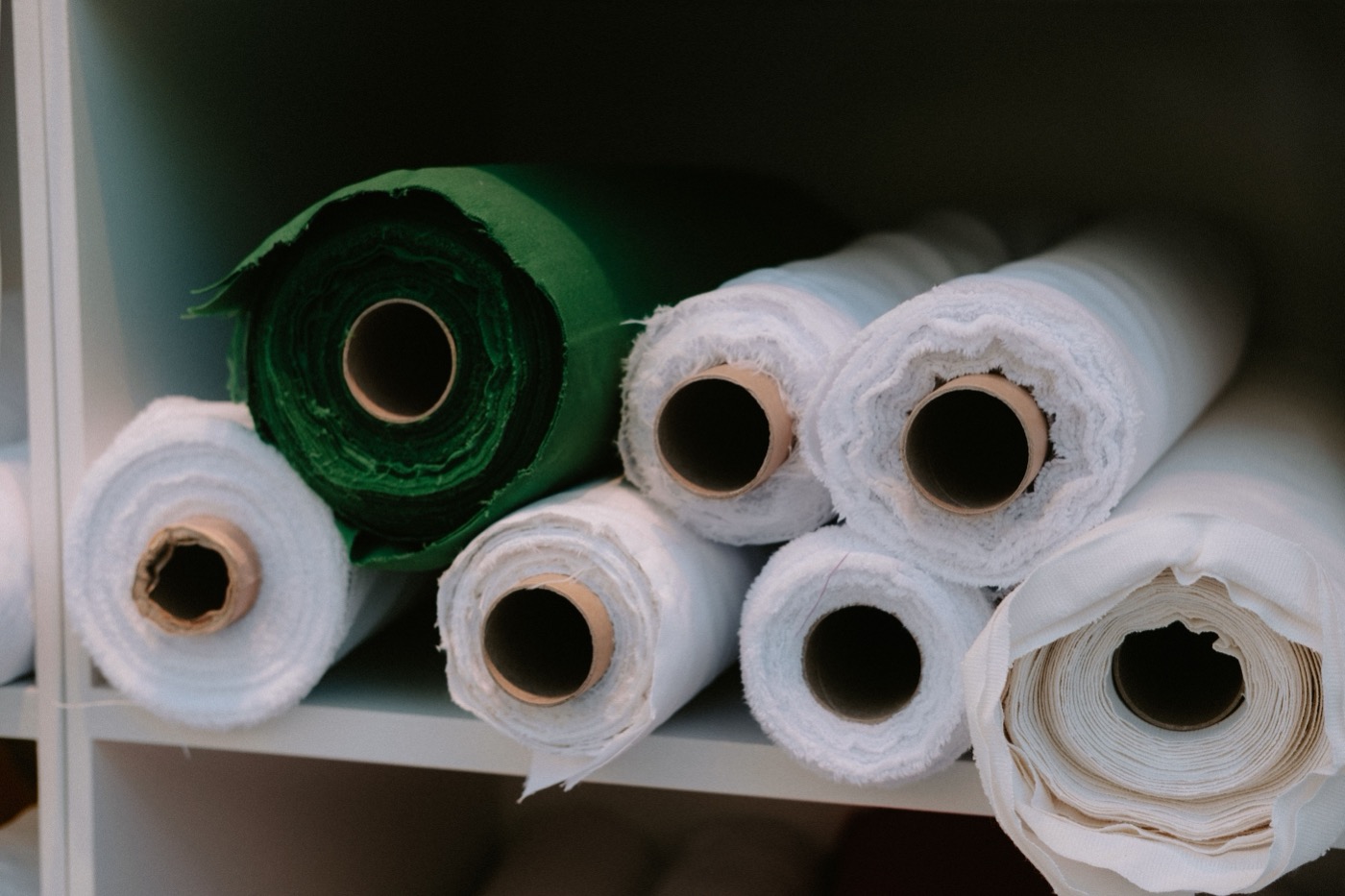 Fabric rolls used as a sourcing service reference