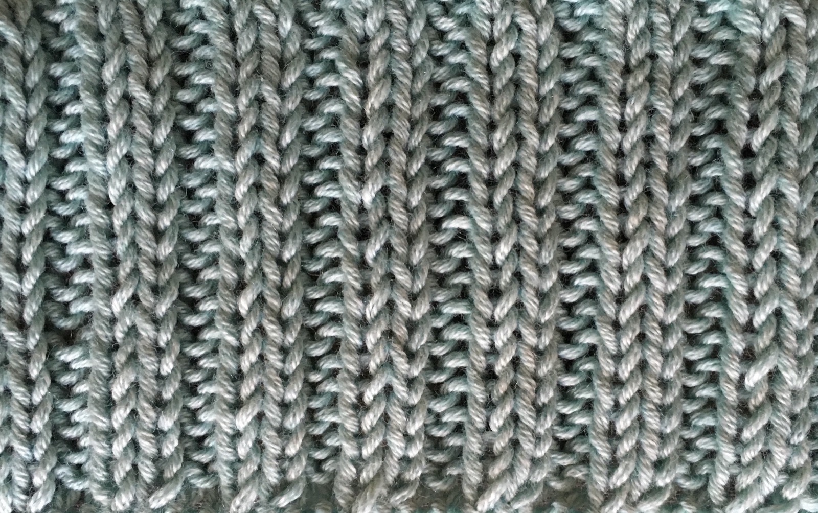 Rib knit fabric texture for garment trims